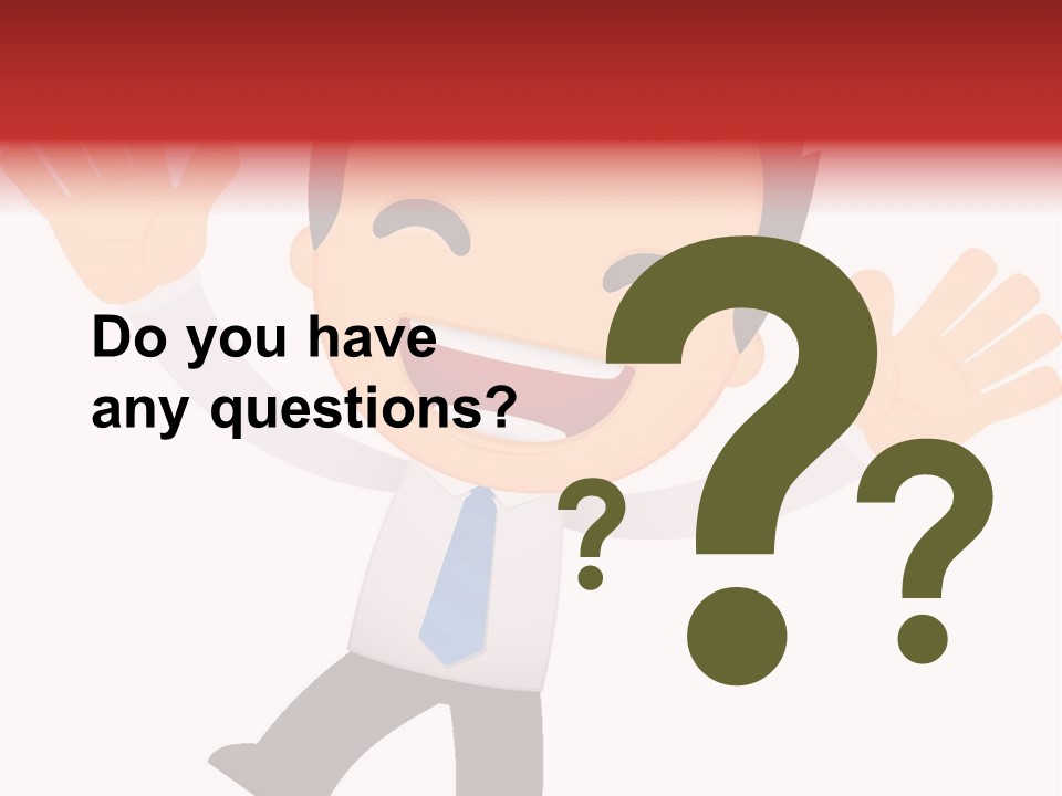 Cheerful Worker Comedy PowerPoint Template