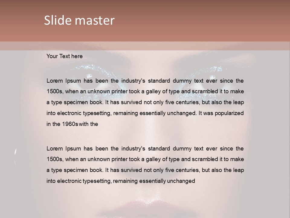 Grooming Sensual Hairstyle PowerPoint Template