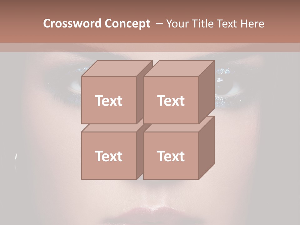 Grooming Sensual Hairstyle PowerPoint Template
