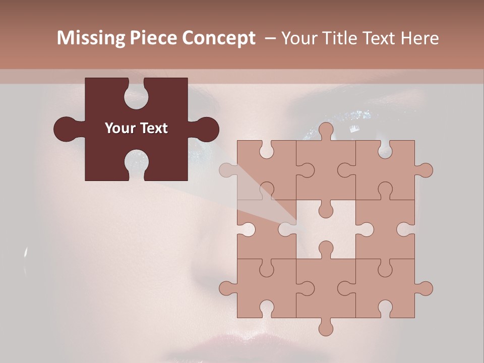 Grooming Sensual Hairstyle PowerPoint Template