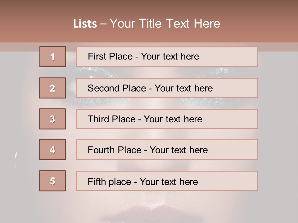 Grooming Sensual Hairstyle PowerPoint Template