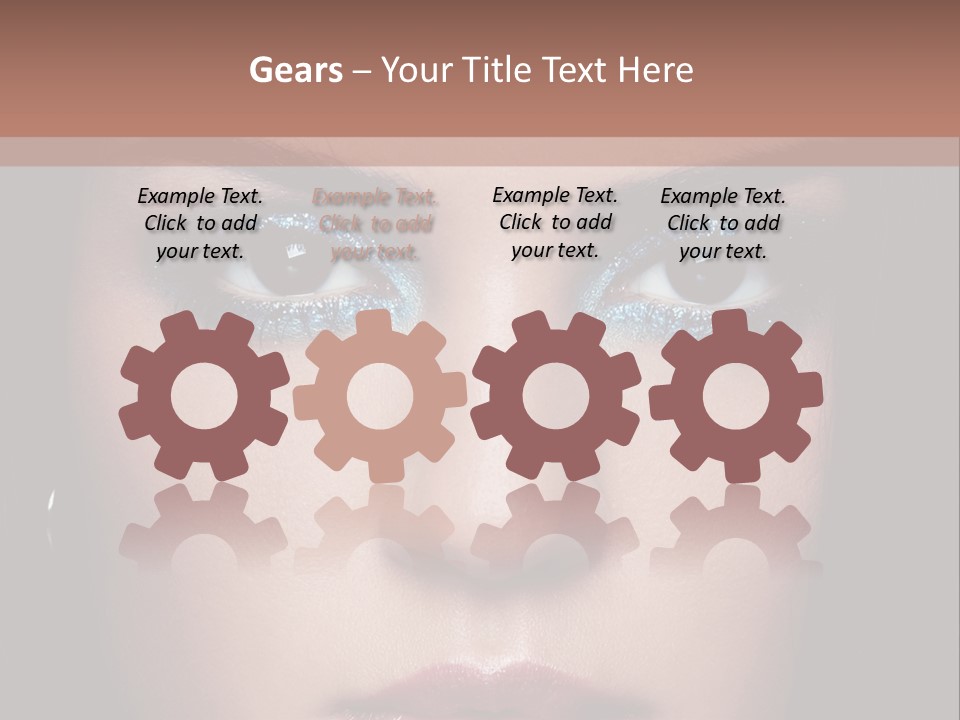 Grooming Sensual Hairstyle PowerPoint Template