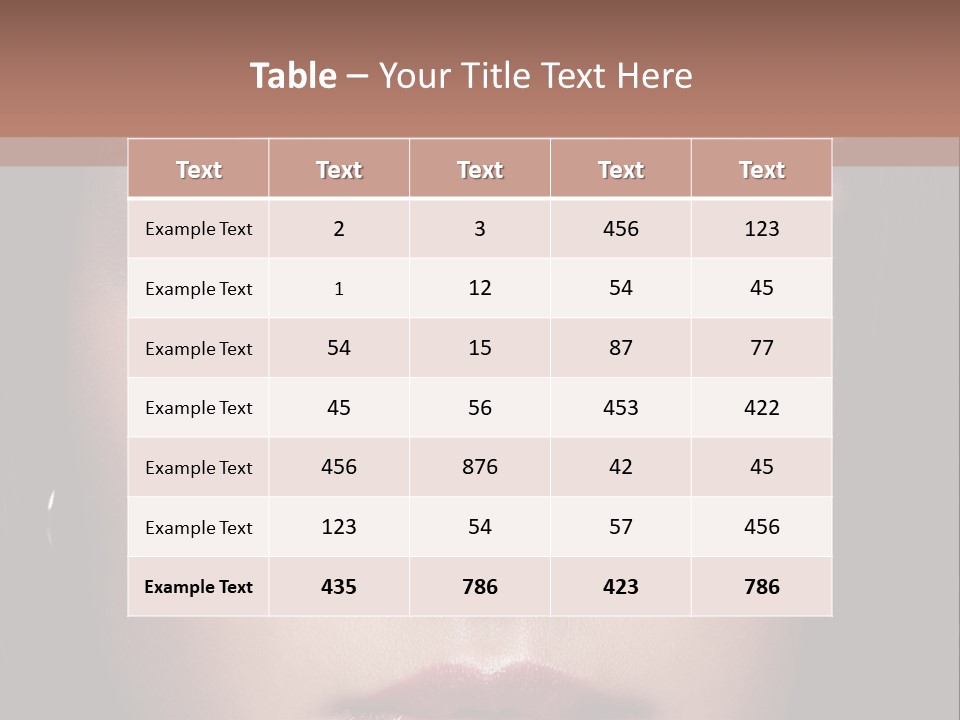 Grooming Sensual Hairstyle PowerPoint Template