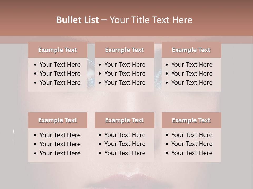 Grooming Sensual Hairstyle PowerPoint Template