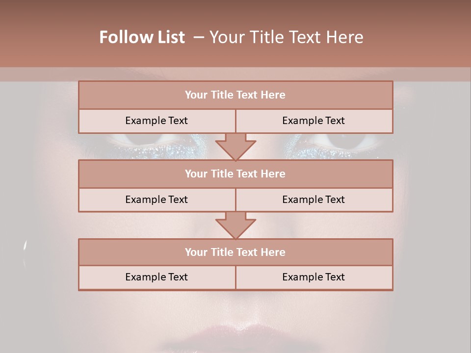 Grooming Sensual Hairstyle PowerPoint Template