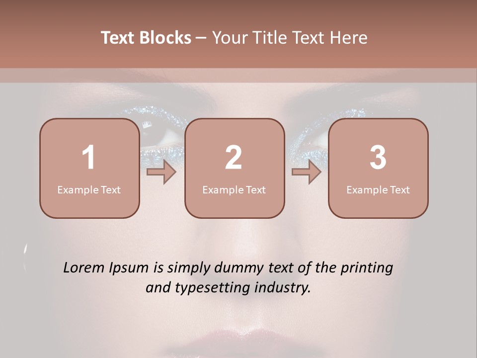 Grooming Sensual Hairstyle PowerPoint Template