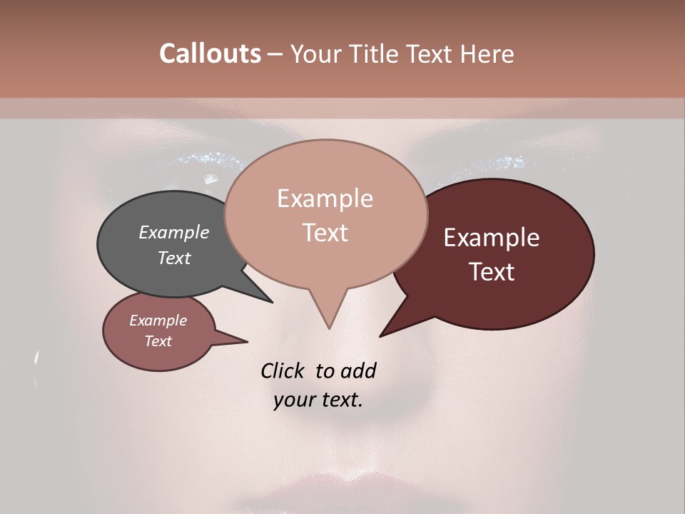 Grooming Sensual Hairstyle PowerPoint Template