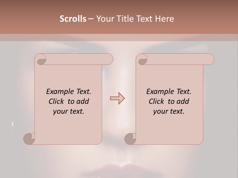 Grooming Sensual Hairstyle PowerPoint Template