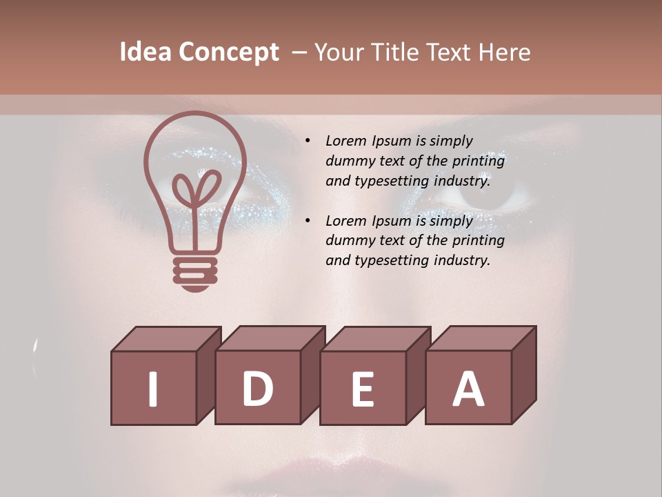 Grooming Sensual Hairstyle PowerPoint Template