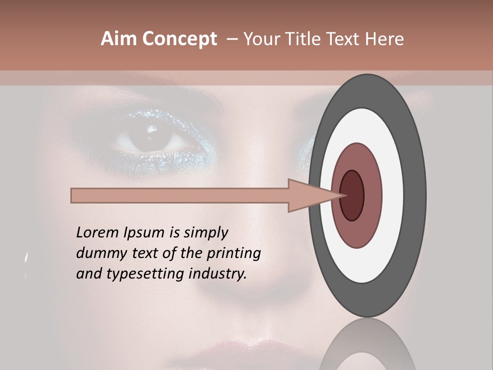 Grooming Sensual Hairstyle PowerPoint Template