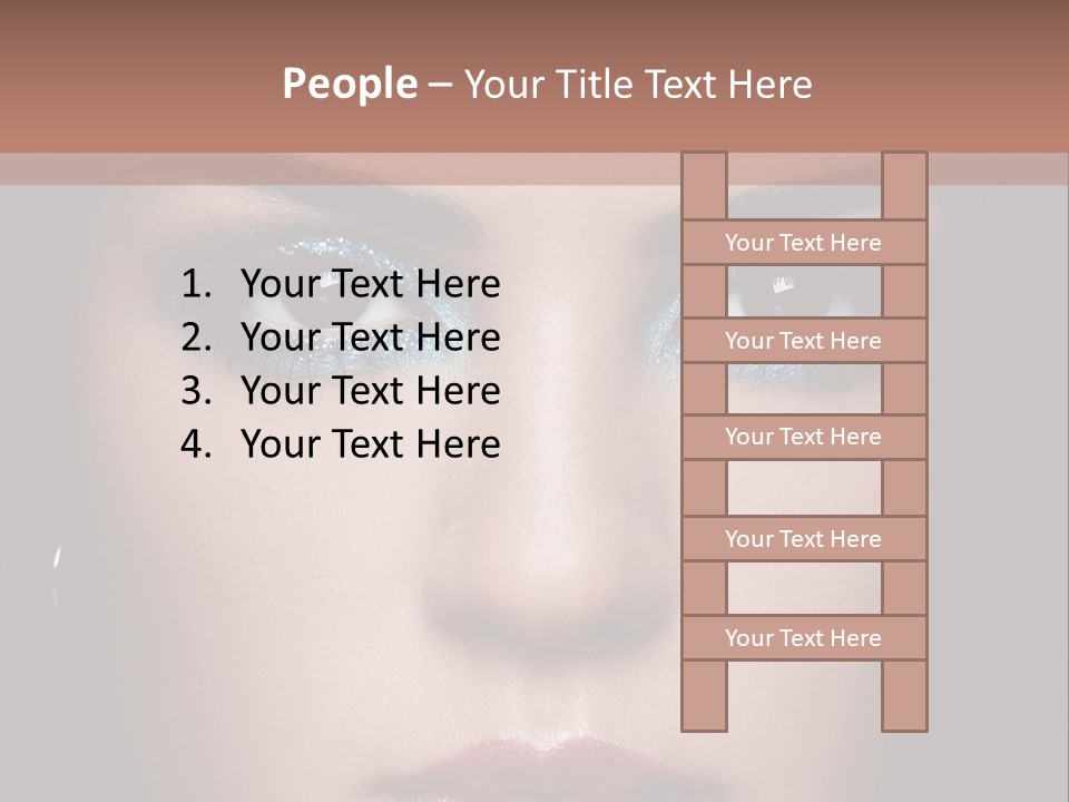 Grooming Sensual Hairstyle PowerPoint Template