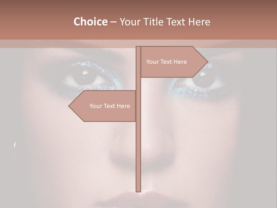 Grooming Sensual Hairstyle PowerPoint Template
