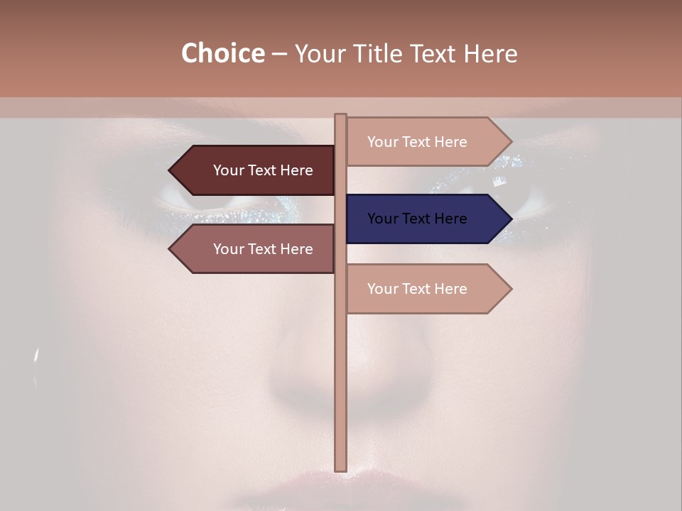 Grooming Sensual Hairstyle PowerPoint Template