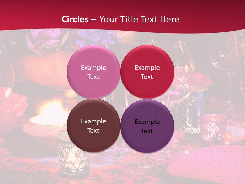 Reception Dinner Celebration PowerPoint Template