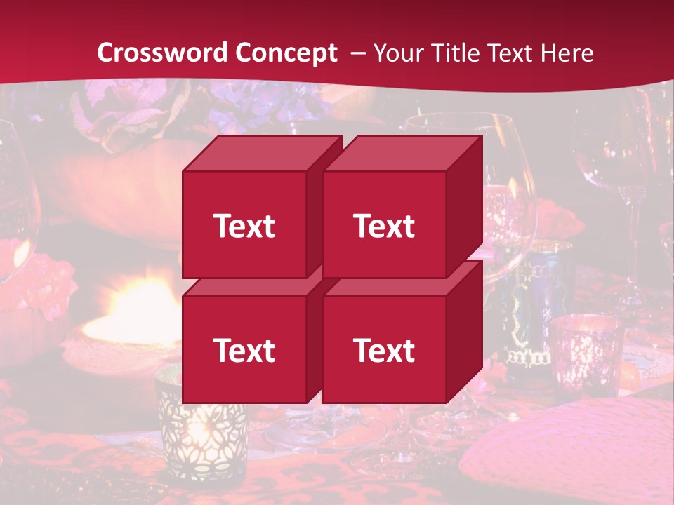 Reception Dinner Celebration PowerPoint Template