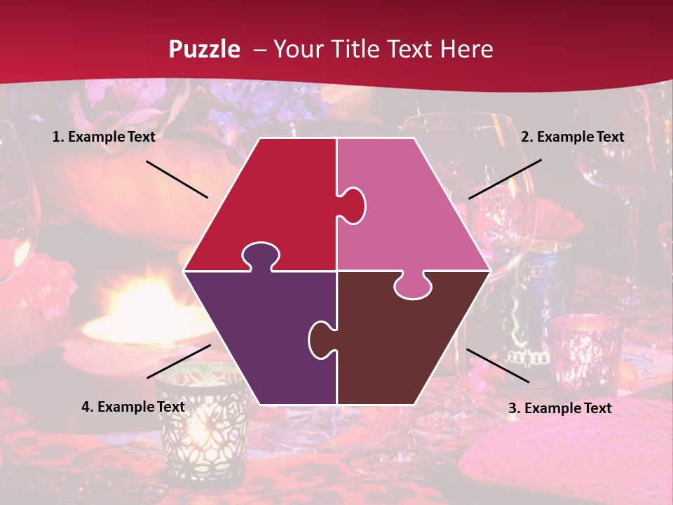 Reception Dinner Celebration PowerPoint Template