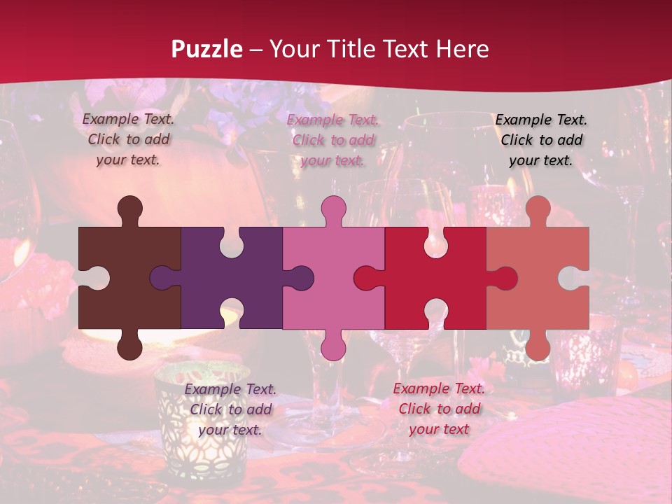 Reception Dinner Celebration PowerPoint Template