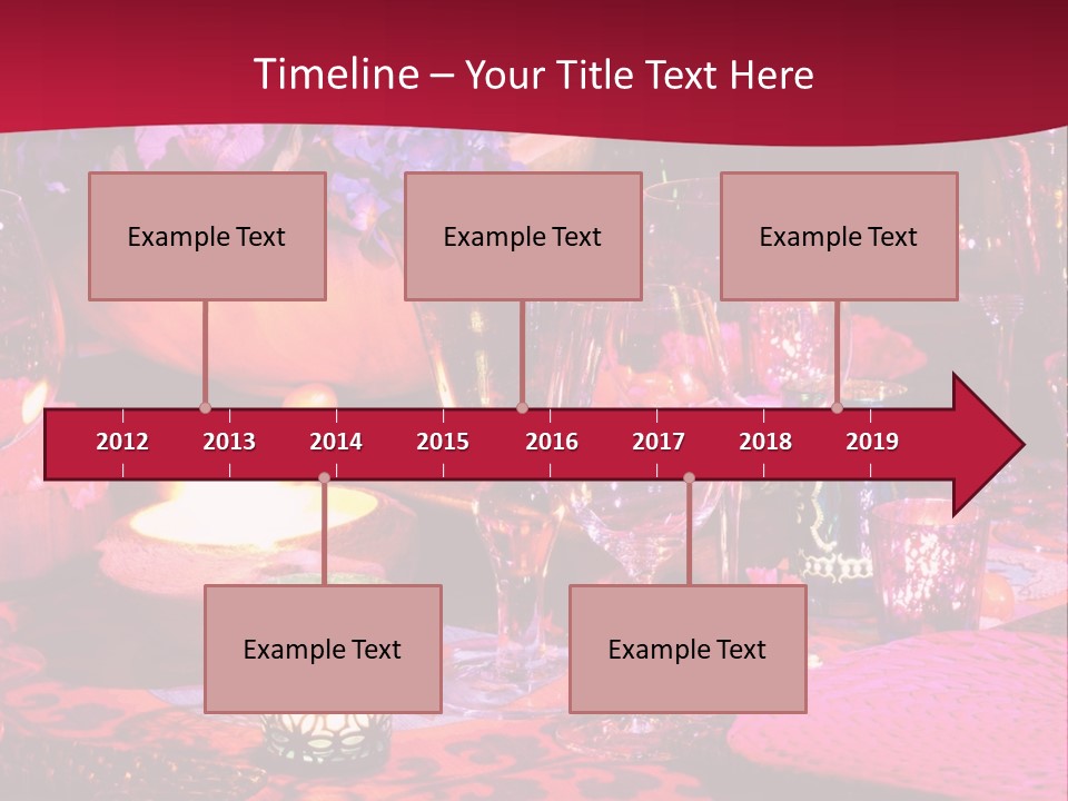 Reception Dinner Celebration PowerPoint Template