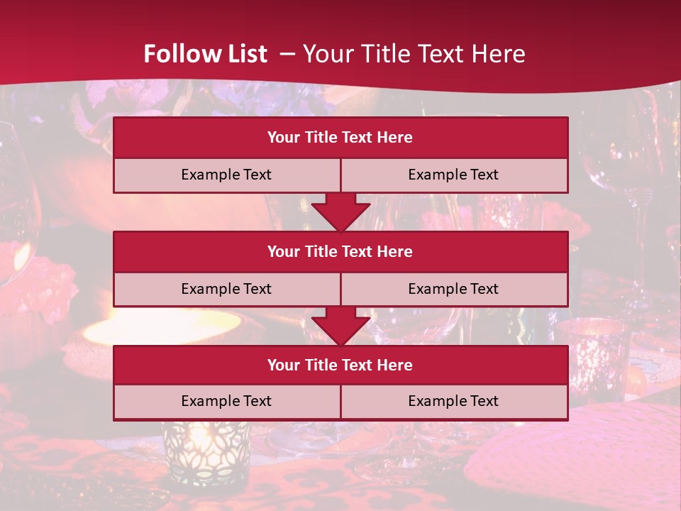 Reception Dinner Celebration PowerPoint Template