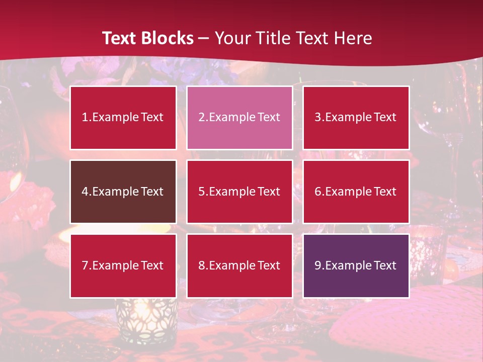 Reception Dinner Celebration PowerPoint Template