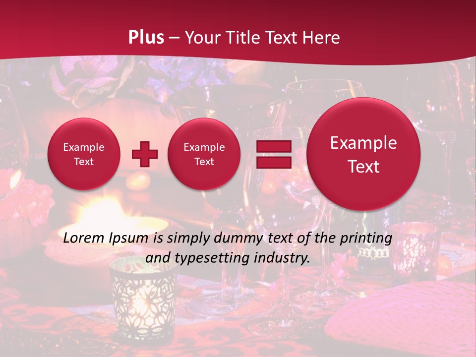 Reception Dinner Celebration PowerPoint Template