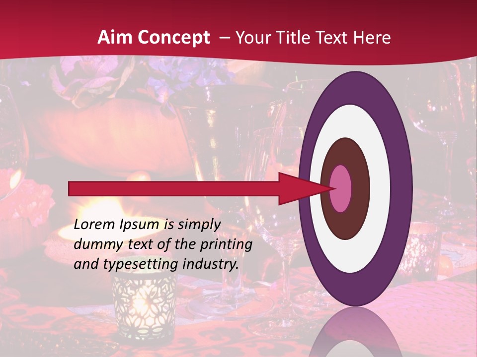 Reception Dinner Celebration PowerPoint Template