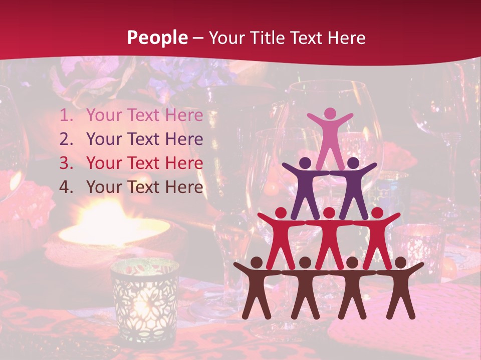 Reception Dinner Celebration PowerPoint Template