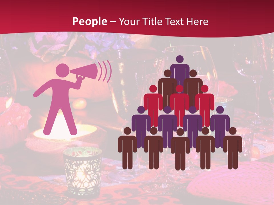 Reception Dinner Celebration PowerPoint Template