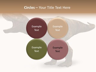 Jurassic Park Roar Dinosaur PowerPoint Template