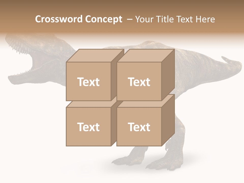 Jurassic Park Roar Dinosaur PowerPoint Template