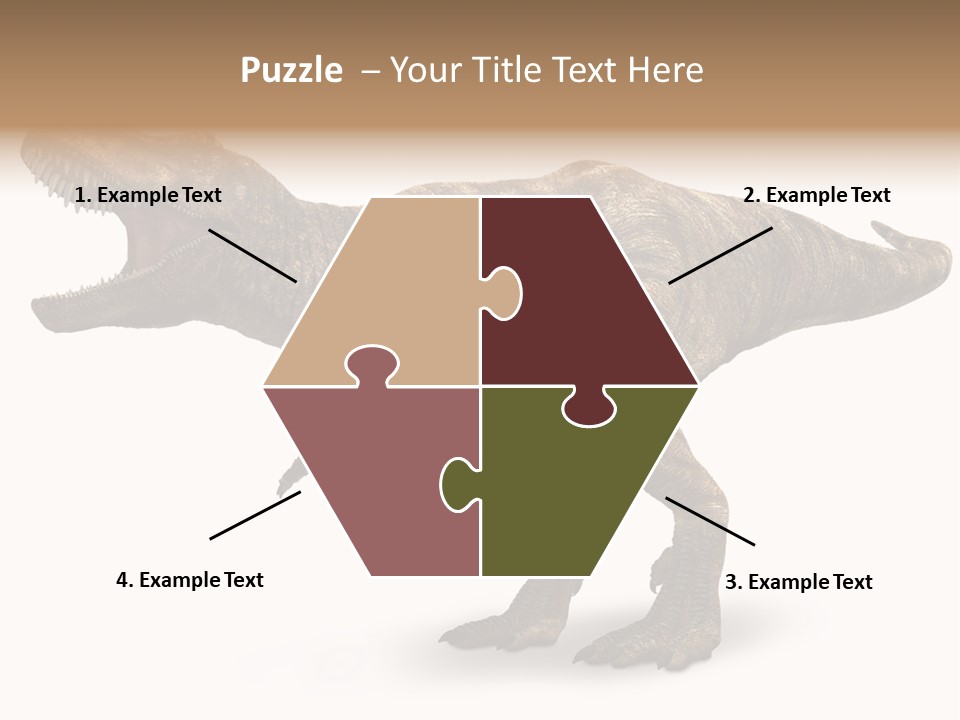 Jurassic Park Roar Dinosaur PowerPoint Template