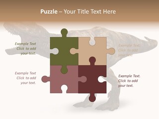 Jurassic Park Roar Dinosaur PowerPoint Template