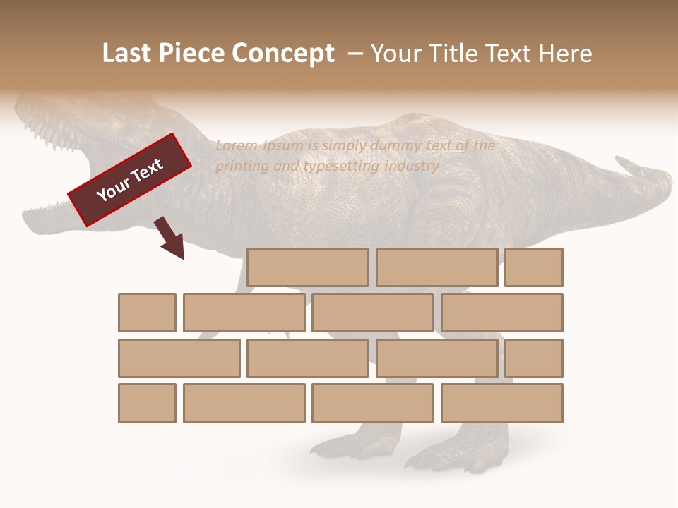 Jurassic Park Roar Dinosaur PowerPoint Template