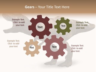 Jurassic Park Roar Dinosaur PowerPoint Template