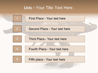 Jurassic Park Roar Dinosaur PowerPoint Template