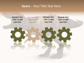 Jurassic Park Roar Dinosaur PowerPoint Template