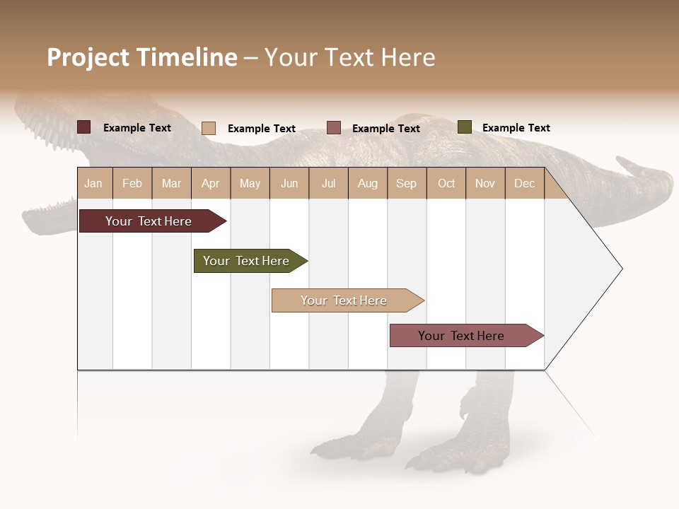 Jurassic Park Roar Dinosaur PowerPoint Template