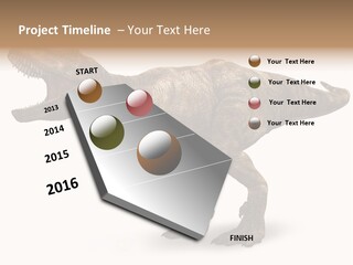 Jurassic Park Roar Dinosaur PowerPoint Template