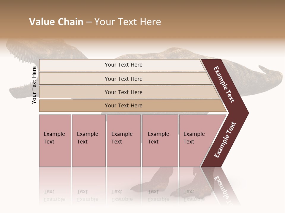 Jurassic Park Roar Dinosaur PowerPoint Template