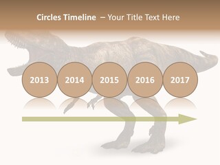 Jurassic Park Roar Dinosaur PowerPoint Template