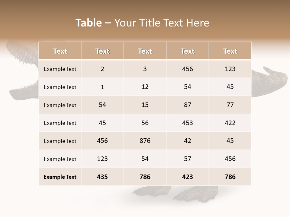 Jurassic Park Roar Dinosaur PowerPoint Template