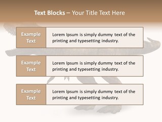 Jurassic Park Roar Dinosaur PowerPoint Template