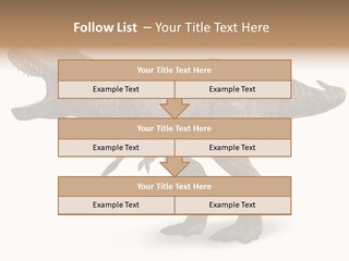 Jurassic Park Roar Dinosaur PowerPoint Template