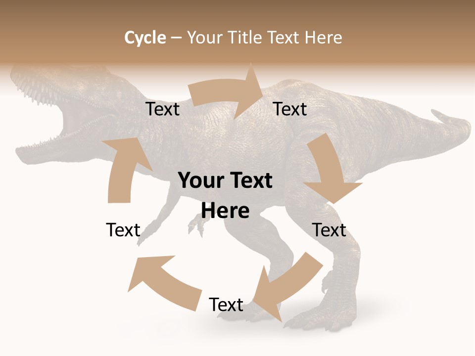 Jurassic Park Roar Dinosaur PowerPoint Template