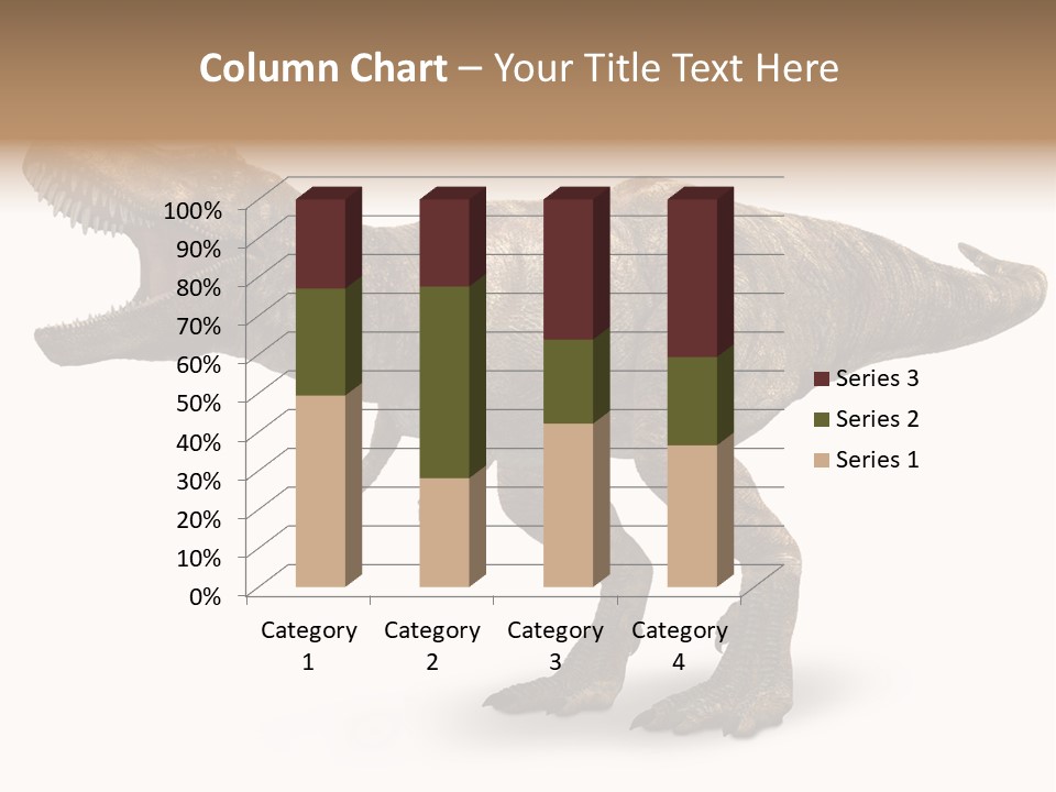 Jurassic Park Roar Dinosaur PowerPoint Template