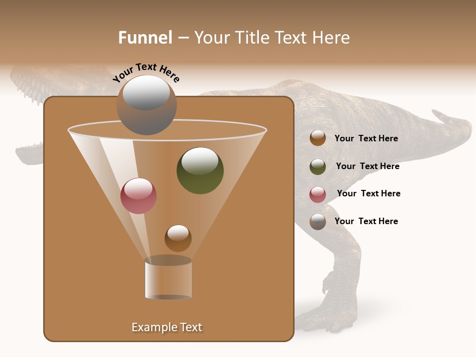 Jurassic Park Roar Dinosaur PowerPoint Template