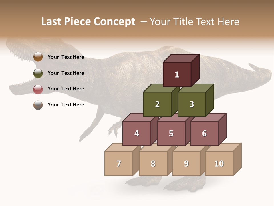 Jurassic Park Roar Dinosaur PowerPoint Template