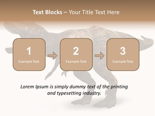 Jurassic Park Roar Dinosaur PowerPoint Template