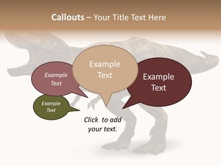 Jurassic Park Roar Dinosaur PowerPoint Template