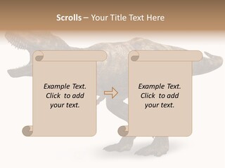 Jurassic Park Roar Dinosaur PowerPoint Template
